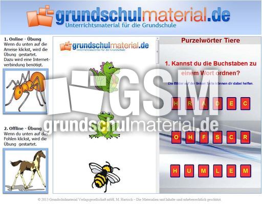 Purzelwörter_6_Tiere.7z